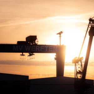 Marinearsenal Warnow Werft am Abend - After Beach Tour